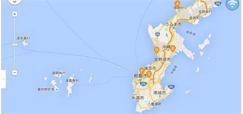 冲绳地图图片