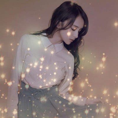 时尚甜美女生特效头像