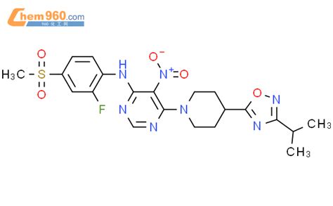 733750-99-7,(2-氟-4-甲烷磺酰基-苯基)-{6-[4-(3-异丙基-[1,2,4]噁二唑-5-基)-哌啶-1-基]-5-硝基 ...