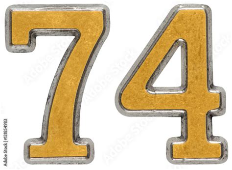 Number 74 High Resolution Stock Photography and Images - Alamy