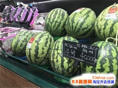 韩国蔬菜水果价格疯涨是怎么回事？一个西瓜竟卖240元_53货源网