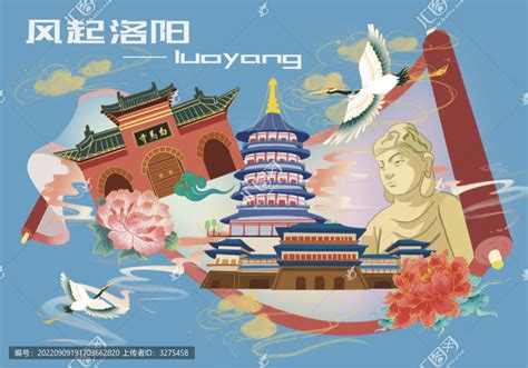 创意洛阳旅游宣传海报图片_海报_编号11220157_红动中国