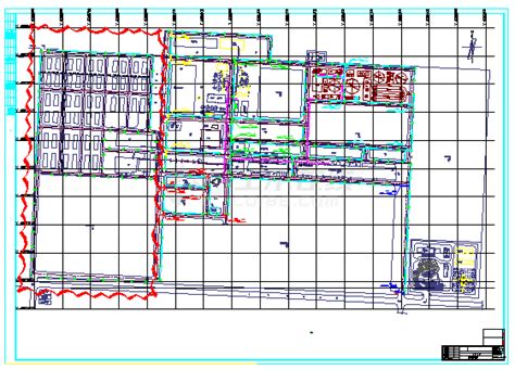 某厂区管网布线CAD图_建筑设计_土木在线