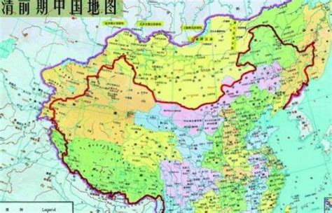 清朝国家地图,清朝最大时,清朝东北_大山谷图库