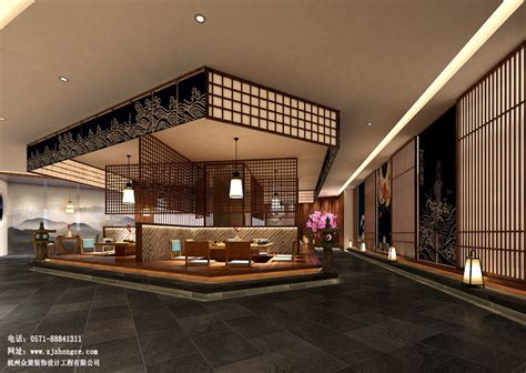 日式餐厅日本料理刺身店装修设计|空间|家装设计|品艺装饰_原创作品-站酷(ZCOOL)