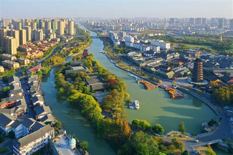 江苏淮安：改造城市水系 构建蓝绿之美-人民图片网
