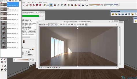 VRay for SketchUp室内渲染技术综合训练视频教程-腿腿教学网