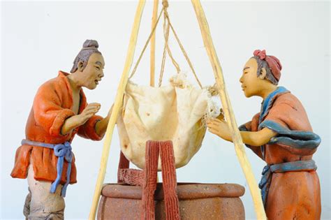 古代豆腐坊,雕塑艺术,文化艺术,摄影,汇图网www.huitu.com