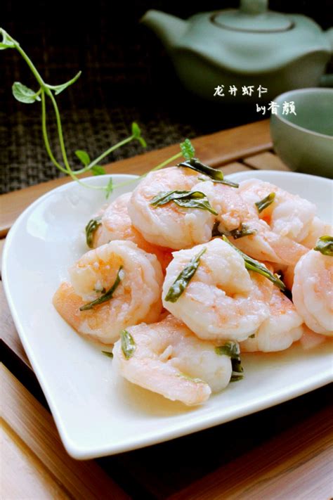 龙井虾仁图片