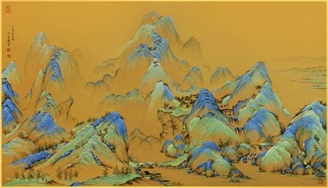 江山秋色图：真正的宋代青绿山水画国宝