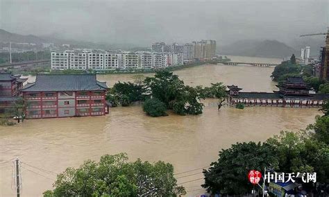 永福特大暴雨县城被淹-广西高清图片-中国天气网