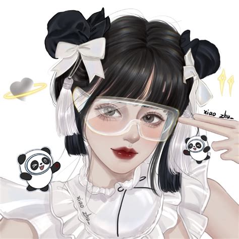 女生头像“心如止水鉴常明见尽人间万物情图片