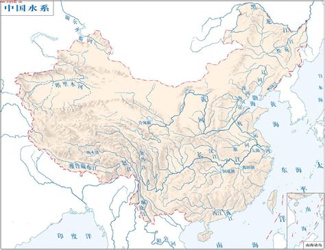 中国河流分布图_图片_互动百科