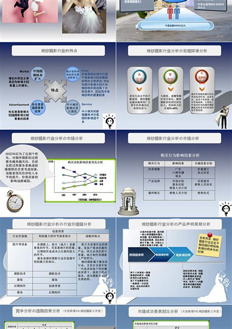 婚纱摄影行业分析ppt-PPT牛模板网