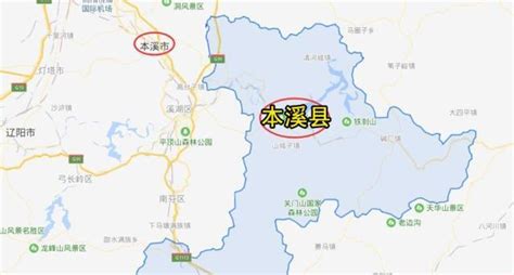 辽宁本溪市一个县，与市同名，县城附近没有高速公路