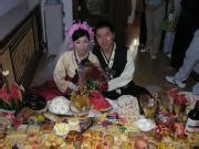 FOTOE 图片库 - 出版选题 - 奠雁、上大桌：朝鲜族婚礼
