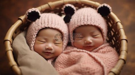可爱的双胞胎宝宝高清图片下载-正版图片600306369-摄图网