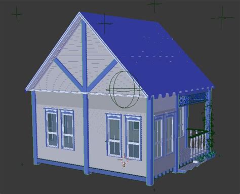 blender 小屋3d模型素材资源免费下载-Blender3D模型库