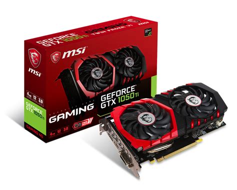 Specification GeForce GTX 1050 Ti GAMING 4G | 微星科技