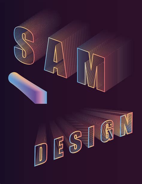 立体字为设计主题的海报设计欣赏 - PS教程网