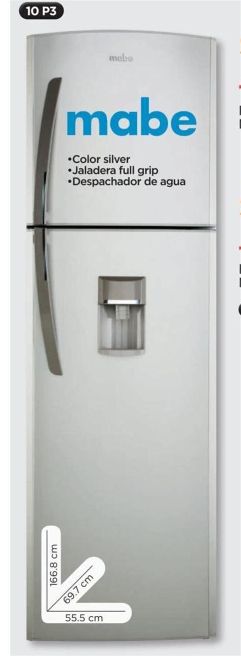 Mabe Refrigerador oferta en Chedraui