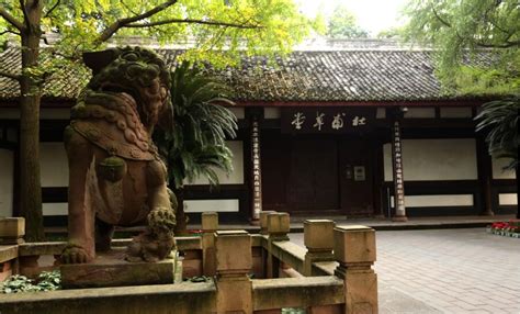 成都杜甫草堂，被视为中国文学史上“圣地”，杜甫在此居住近四年