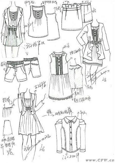 设计稿服装,服装手稿学校,稿手绘裙子(第3页)_大山谷图库