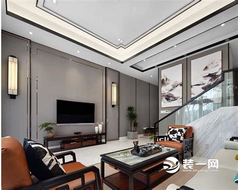 太原300平米复式公寓装修实例 新中式风格也能很浪漫 - 本地资讯 - 装一网