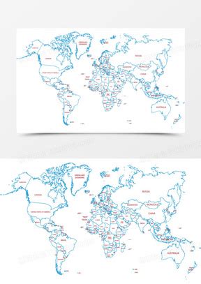 手绘创意世界地图_微信公众号文章