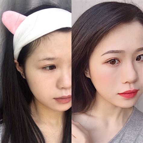 圆脸化妆甜美女生头像