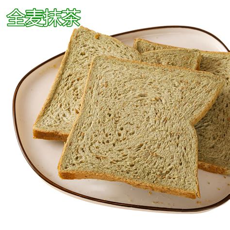 面包新语全麦吐司面包切片早餐代餐食品低脂无蔗糖整箱500克-淘宝网
