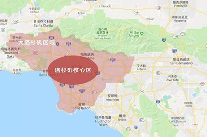 洛杉矶地图图片