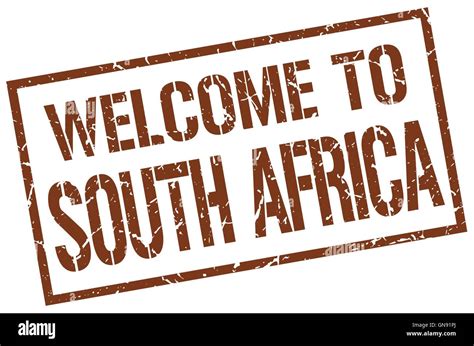 welcome to South Africa stamp Stock Vector Image & Art - Alamy