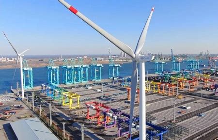“风光储荷一体化”全球首个零碳码头智慧绿色能源系统-现代港口物流网