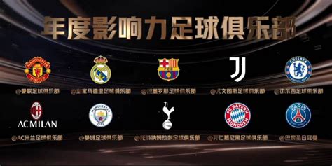 微博评选年度十大影响力足球俱乐部：皇萨仁城联文在列-直播吧zhibo8.cc