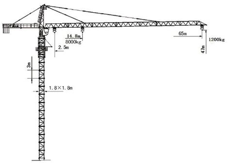 鸿达QTZ63塔吊5013-5吨塔式起重机大汉中联方管标准节回转变频-阿里巴巴