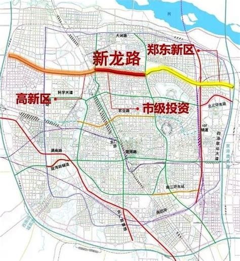 郑州北部主干路最新规划出炉！连霍高速将成城市快速路_凤凰资讯