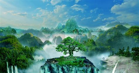 人间仙境图片