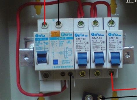 漏电保护器与空气开关的区别电箱漏电保护器接线原理图