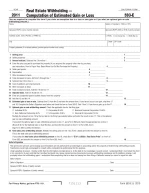 Form 593 - Fill Online, Printable, Fillable, Blank | pdfFiller