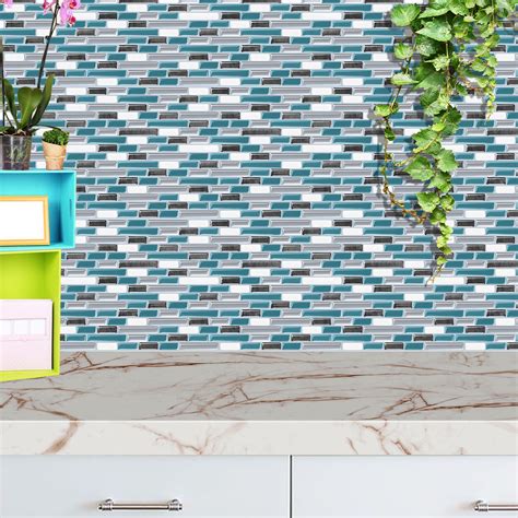 热卖3D立体马赛克墙贴 自粘室内厨卫背景3d水晶滴胶墙贴防污防水-阿里巴巴