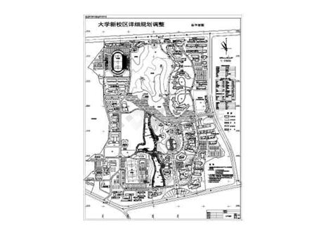 【长沙】某大学校园景观工程规划设计总平面图_cad图纸下载-土木在线