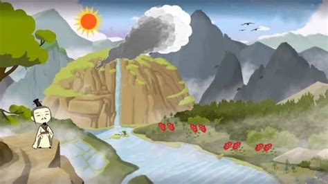 《望庐山瀑布》人教二年级上语文动画课_高清1080P在线观看平台_腾讯视频