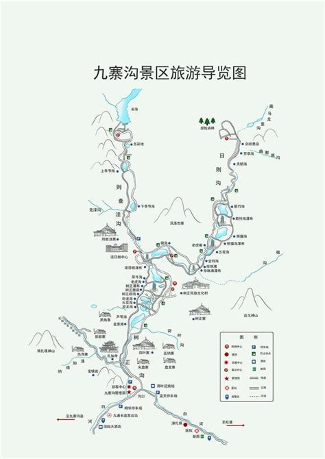 四川景点分布地图图片