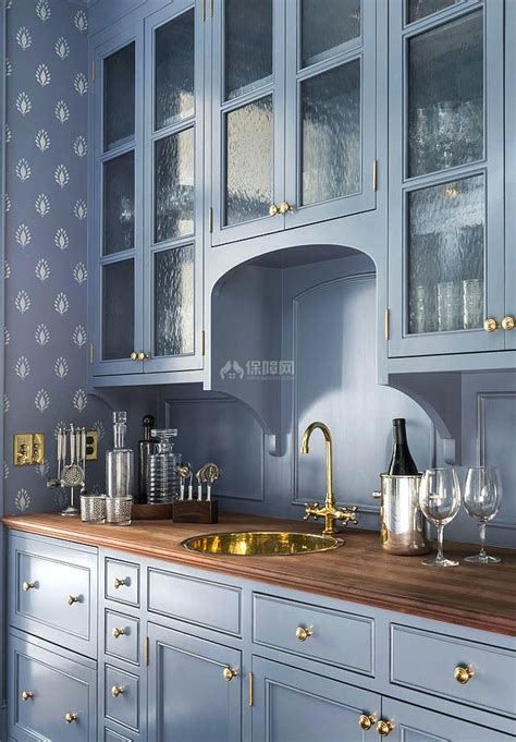 经典蓝色最佳厨房：尝试多种色调中最时尚的颜色 - 装修保障网