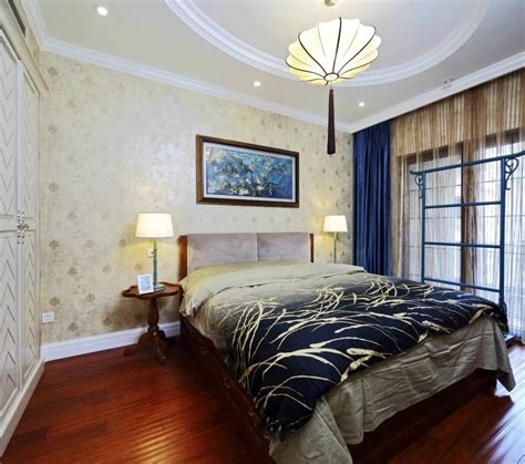欧式卧室床效果图-上海装潢网