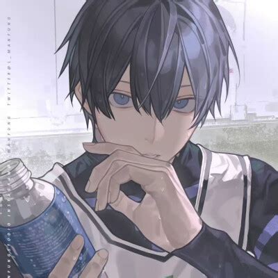 蓝锁非主流头像