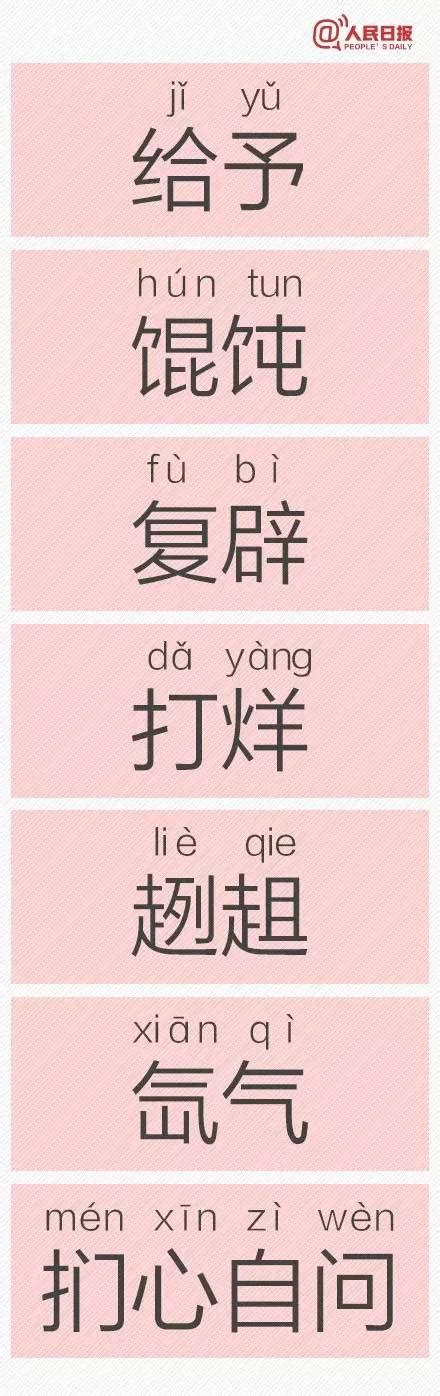 提醒丨人民日报公布一批易错字，第一个我就读错了…_澎湃号·政务_澎湃新闻-The Paper