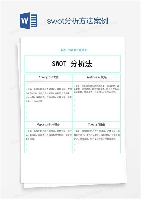 swot分析PPT模板下载 - 觅知网