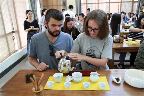 国际学子在茶文化交流中提升汉语水平-东北林业大学新闻网
